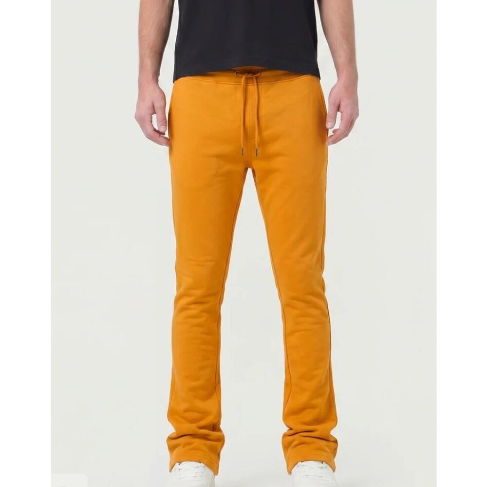 Waimea Super Stacked Skinny Jogger Pants Desert Sun Camel Men's Size L